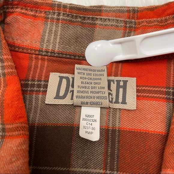 Men’s Duluth Trading Co flannel long sleeve shirt size L - Picture 4 of 6